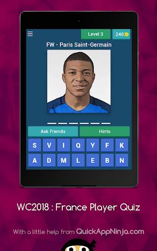 World Cup 2018 : France Player Quiz screenshot 2