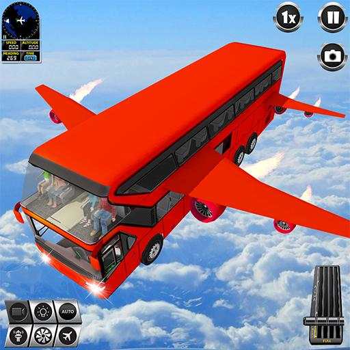 Flying Bus Simulator Bus Games 4.3