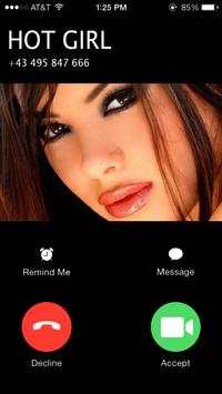 Video talk with hot girl (prank) screenshot 1