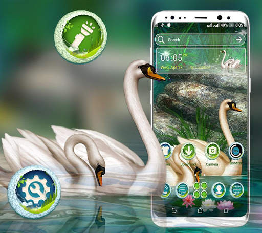 Swan Launcher Theme 1 تصوير الشاشة