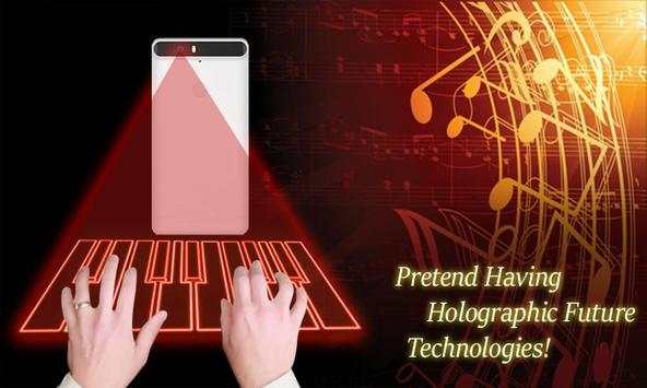 Hologram Piano Simulator screenshot 2