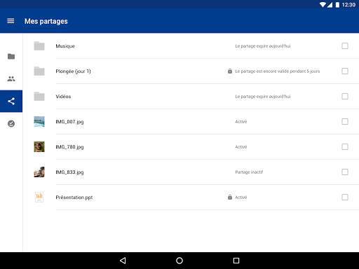 IONOS HiDrive screenshot 11