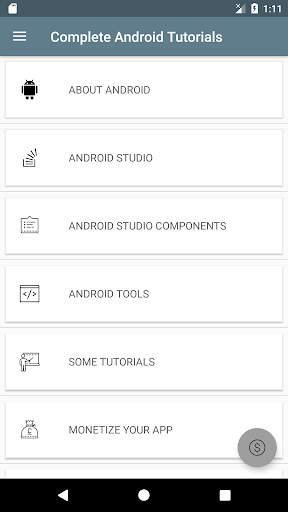 Complete Android Tutorials скриншот 1