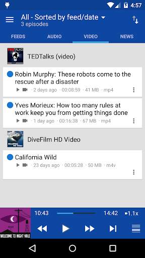 DoggCatcher Podcast Player screenshot 3