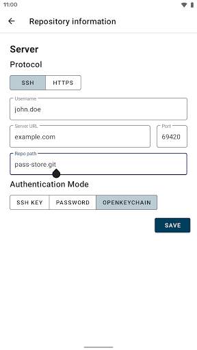 Password Store screenshot 2