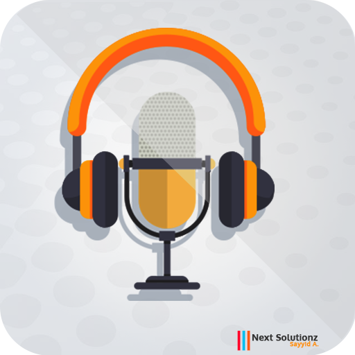 Voice Recording With Background-lite voice record أيقونة