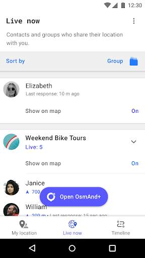 OsmAnd Online GPS Tracker screenshot 4