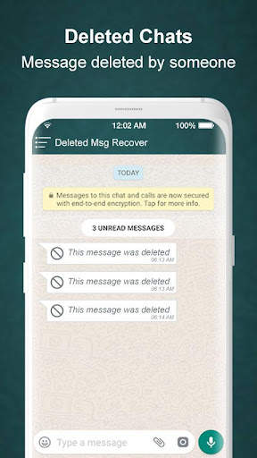 View deleted message & Restore deleted Photos screenshot 2