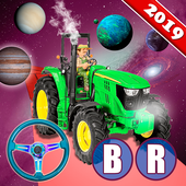 Galaxy Farming Tractor Racing Sim 2020 icon