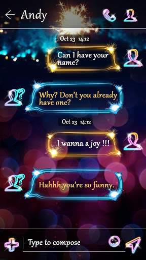 FIREWORK SMS THEME скриншот 3