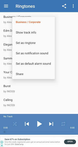 Alarm Sounds and Ringtones 4 تصوير الشاشة