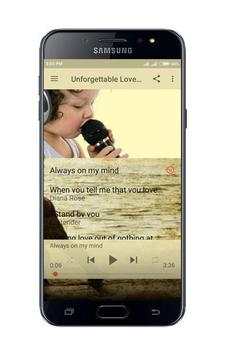 UNFORGETABLE LOVE SONGS screenshot 1