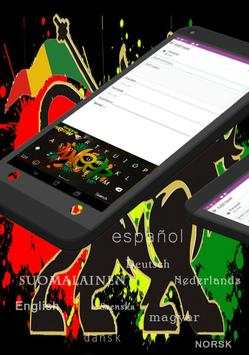 GO Keyboard Reggae Weed Theme screenshot 2