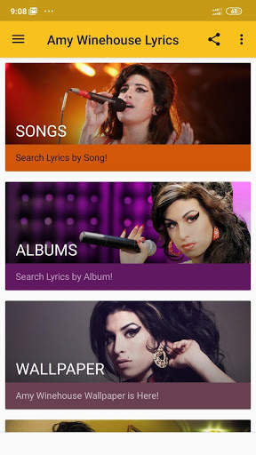 Amy Winehouse Lyrics screenshot 2