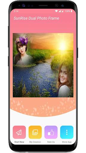 Sunrise Dual Photo Frames screenshot 1