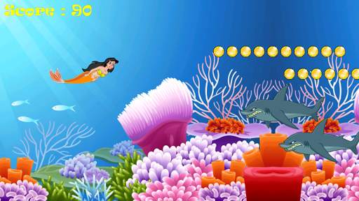Mermaid vs Angry Shark स्क्रीनशॉट 3
