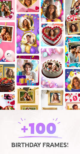 Birthday photo frame - collage screenshot 1