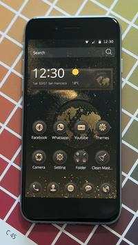 Black gold business desktop theme screenshot 4