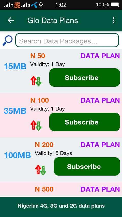 4G Data Plan Nigeria screenshot 4