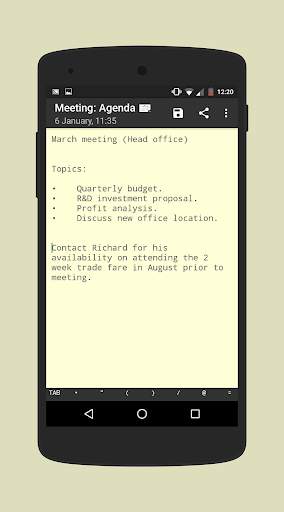 My Notes - Notepad Free screenshot 1