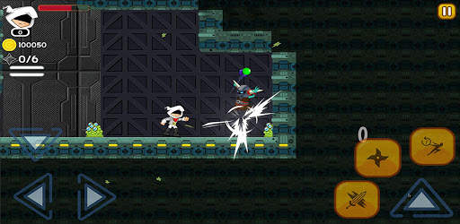 white Ninja: B Ninja Jump Run Battle Adventures screenshot 3