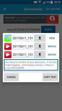 Video Downloader for Twitter screenshot 1