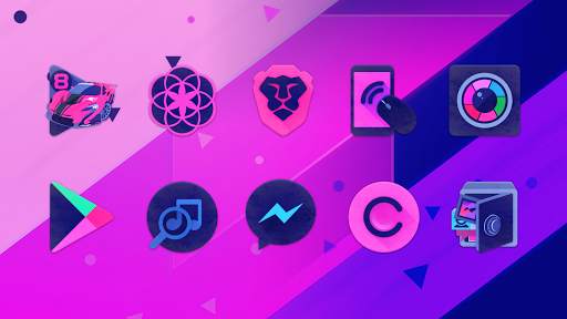 Unicorn Dark - Icon Pack screenshot 4