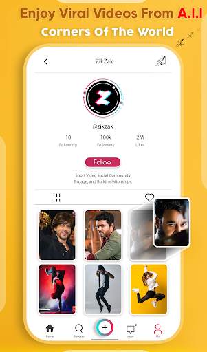 ZikZak - short video Indians App Fun screenshot 1