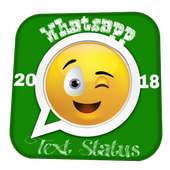 Whatsapp Text Status 2018 logo