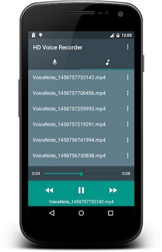 HD Voice Recorder स्क्रीनशॉट 4