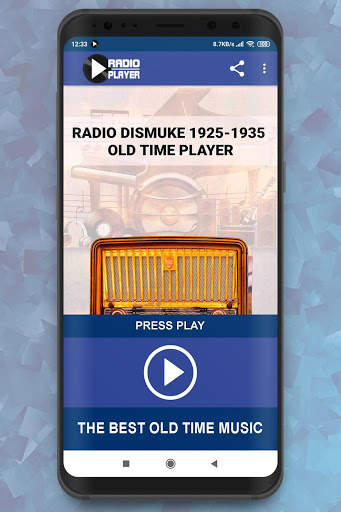 Radio Dismuke 1925-1935 Old Time Live Station screenshot 1