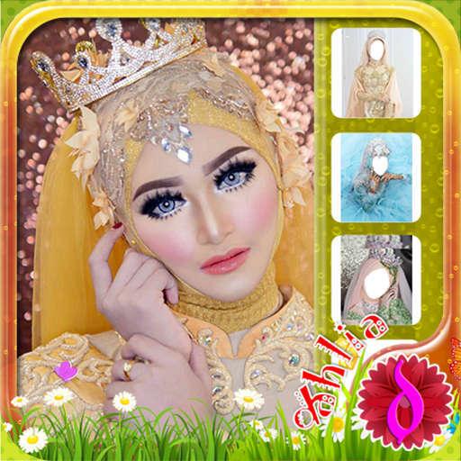 Hijab Wedding Photo Frames icon