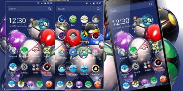 Poké ball موضوع بوكيمون 4 تصوير الشاشة