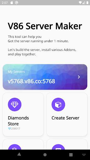 V86 Server for Minecraft PE screenshot 1