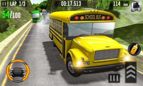 Bus Racing 3D - School Bus Driving Simulator 2019 screenshot 1
