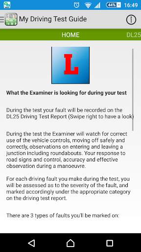 Driving Test Guide - FREE screenshot 1