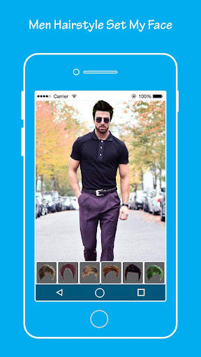 Men Hairstyle Set My Face screenshot 3