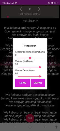 Karaoke Didi Kempot Offline screenshot 5