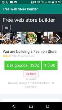 Free Web Store Builder screenshot 3