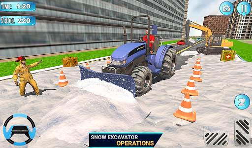 Mega Snow Excavator Machine Simulator 20 screenshot 9