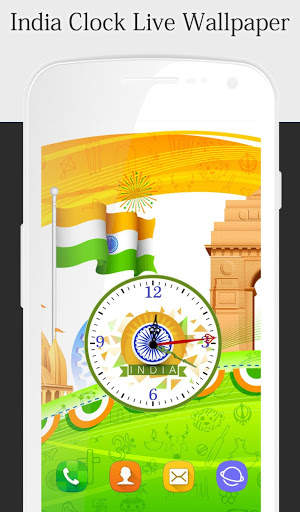 India Clock Live Wallpaper screenshot 7