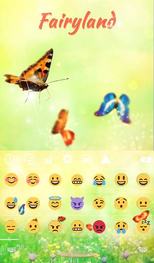Fairyland Animated Keyboard + Live Wallpaper screenshot 4