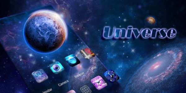 Universe 3D Go Launcher Theme screenshot 5
