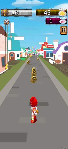 Subway Super Princess Hero Runner 3D Endless Game screenshot 3
