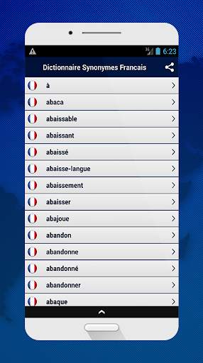 Dictionnaire Synonymes Francais screenshot 2