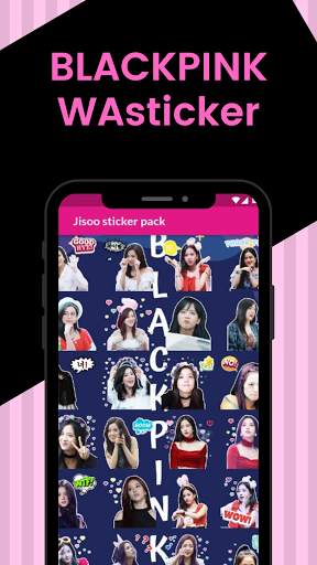 BLACKPINK Jennie Rose Lisa Jisoo Sticker Whatsapp screenshot 1