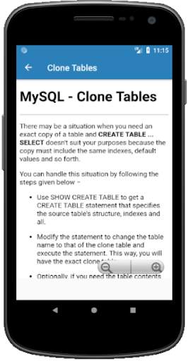 Learn MySQL Offline screenshot 2