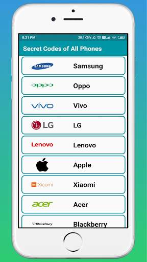 Mobile Secret Codes For All Phones 2020 screenshot 2