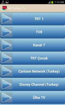 All Turkey TV Channel स्क्रीनशॉट 2