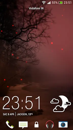 Fireflies Live Wallpaper screenshot 2